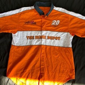 Vintage Home Depot Racing Button Up